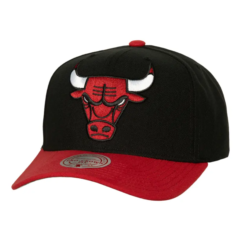 men8217s chicago bulls mitchell amp ness blackred soul xl logo pro crown snapback hat