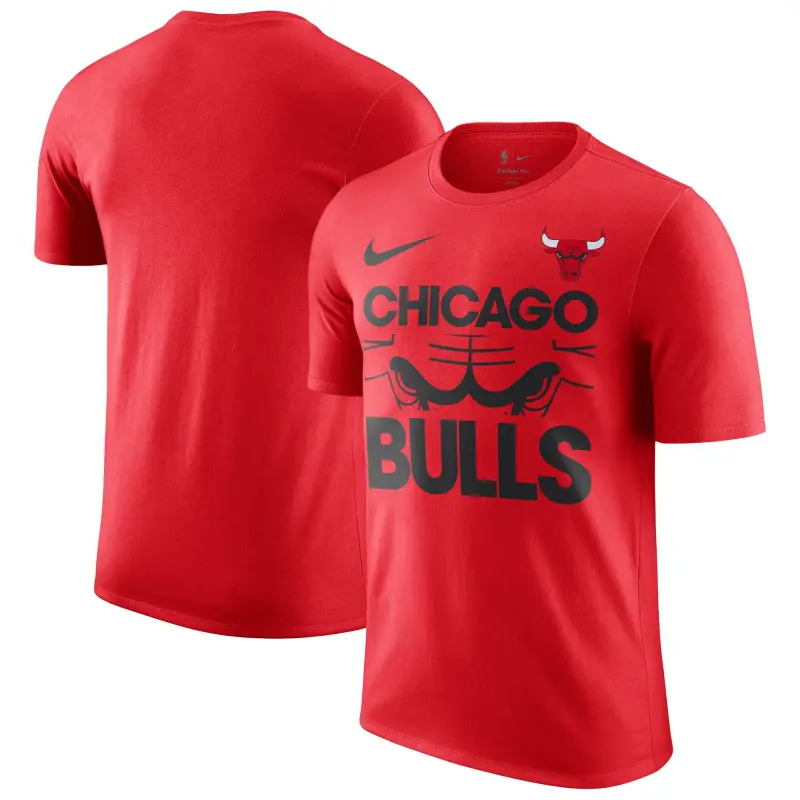 men8217s chicago bulls nike red courtside this is our year t-shirt