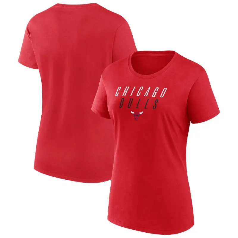 women8217s chicago bulls fanatics red t-shirt